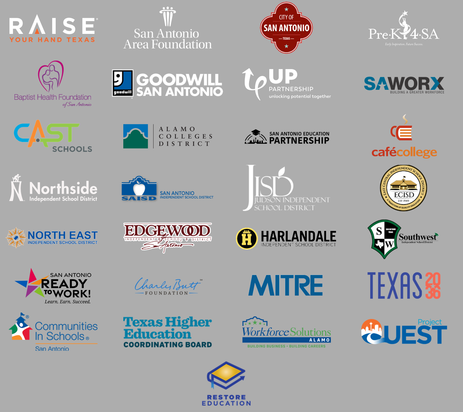 Urban Education Institute Partner Logos