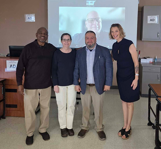 Saul Cepeda and his dissertation committee