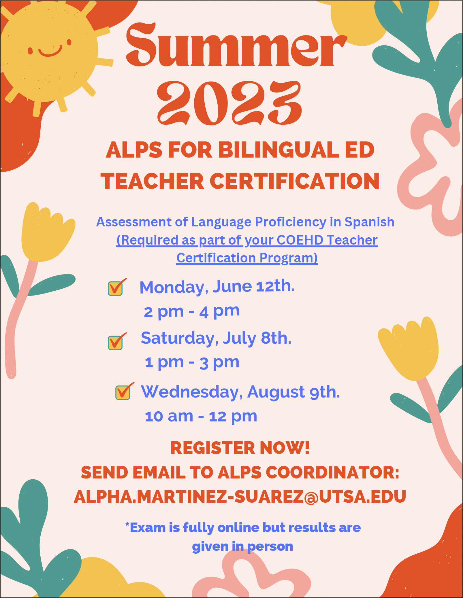 ALPS For Bilingual ED Teacher Certification