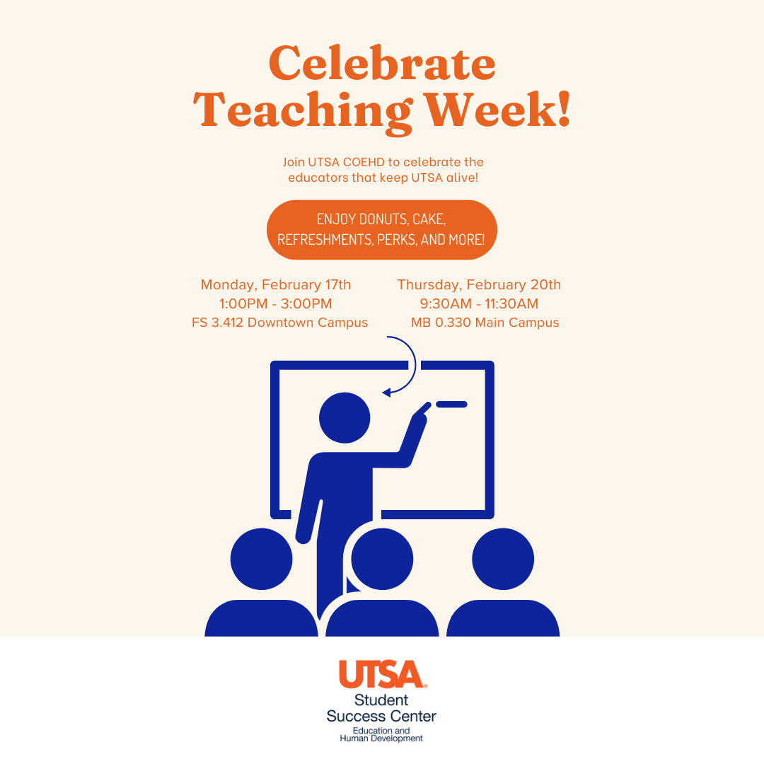 COEHD's Celebrate Teaching Week graphic