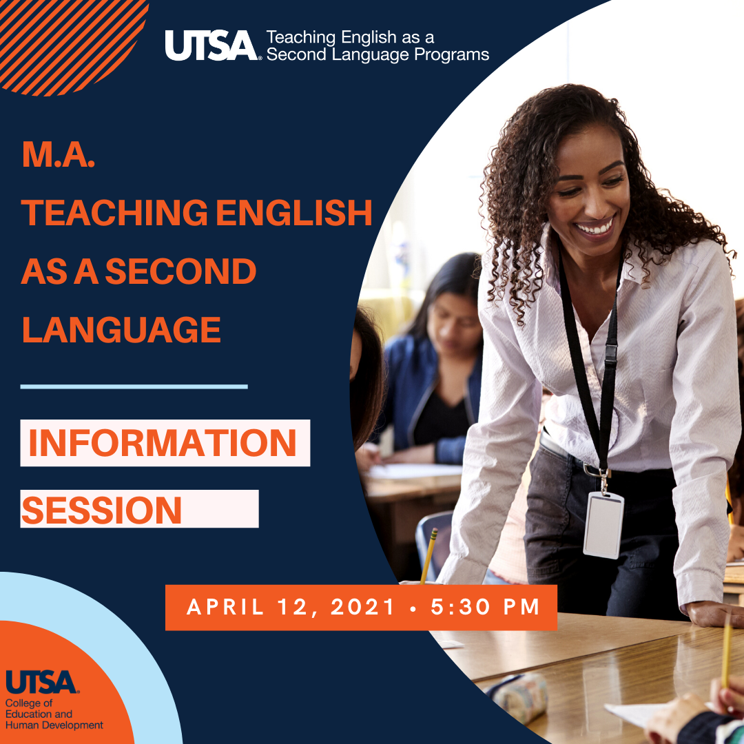 Information Session: M.A. Teaching English as a Second Language