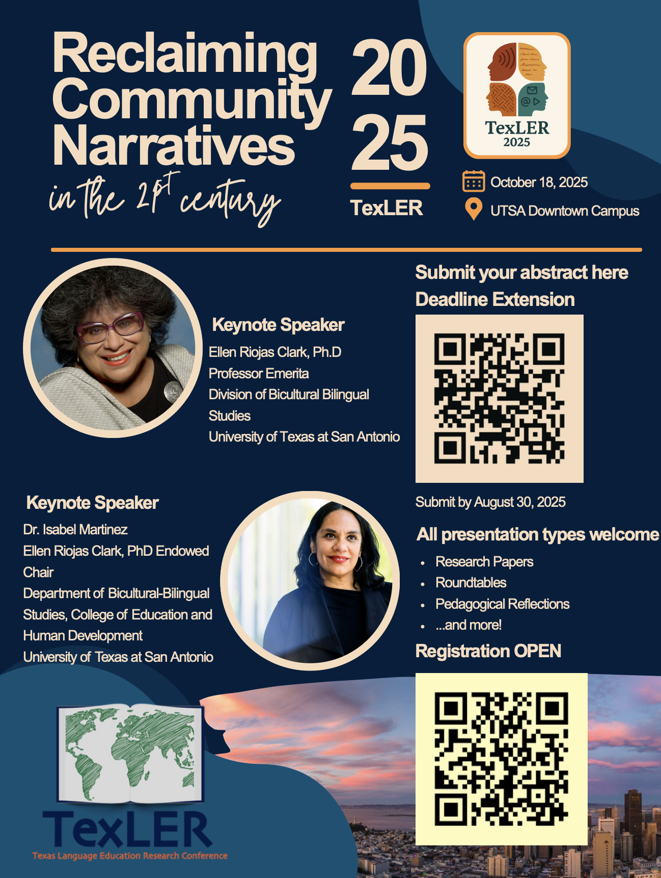 Event flyer for 2025 TexLER Conference