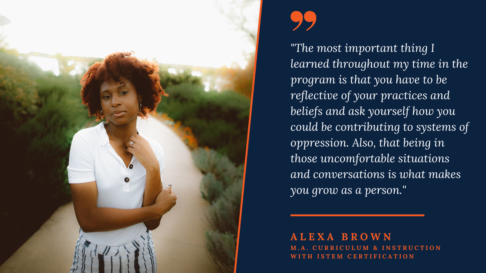 Alexa Brown: Grad Spotlight