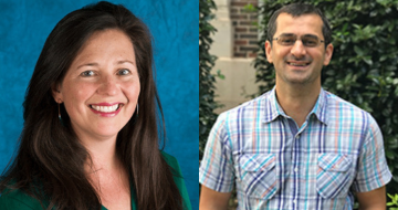 Left to right: Kristen Lindahl, PhD and Bedrettin Yazan, PhD