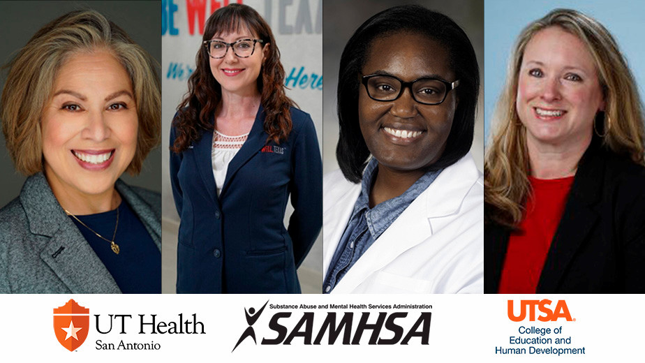 Left to right: Leticia Bland, Adrienne Lindsey, Stacy Ogbeide, and Heather Trepal