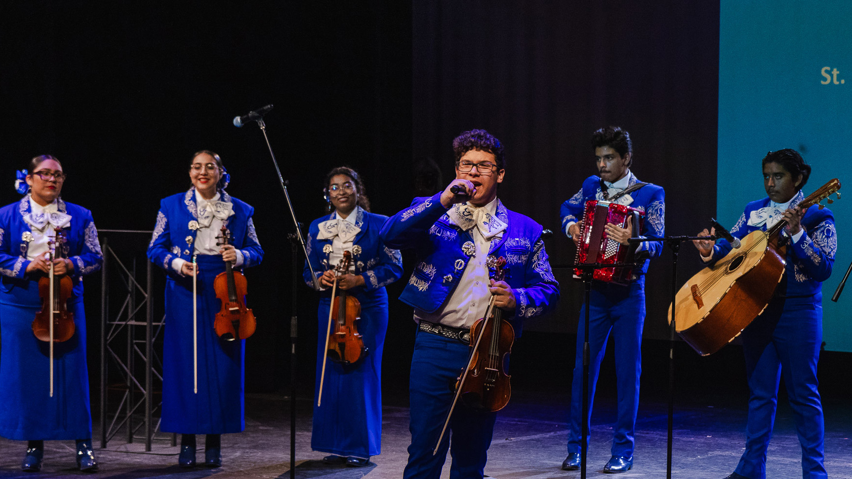 The John Jay High School Mariachi Jalisco performs at the MAS Youth Conference