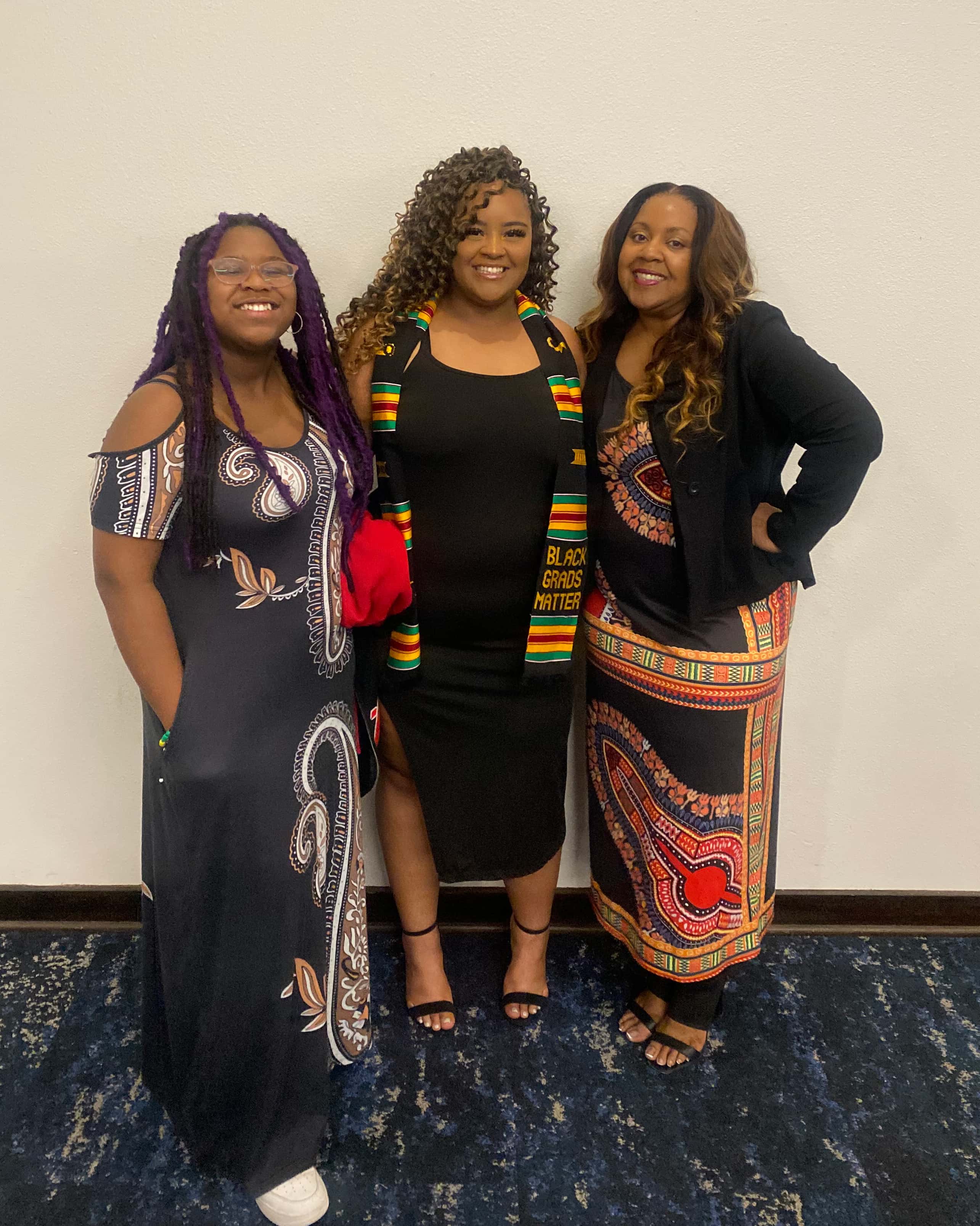 Mary Dixon Bethel and her two daughters.